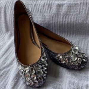 💕Host Pick💕 Badgley Mischka Jewel Sparkle Flat Sz 6 NWT